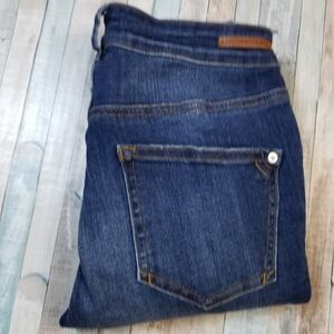 Pilcro and the Letterpress High-Rise Denim Leggings